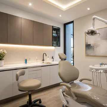 Gabinete dental con sillón